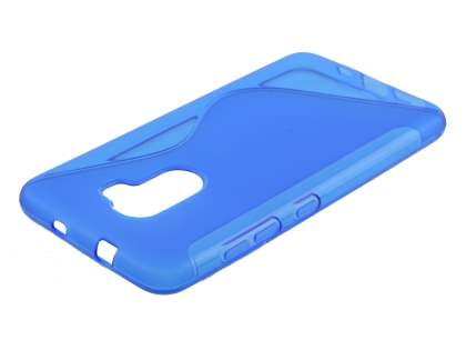Wave Case for HTC One X10 - Frosted Blue/Blue