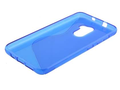 Wave Case for HTC One X10 - Frosted Blue/Blue