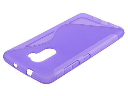 Wave Case for HTC One X10 - Frosted Purple/Purple