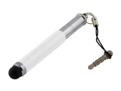 Universal Finger-Touch Aluminium Stylus - Pearl White Capacitive Stylus