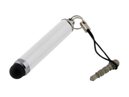 Universal Finger-Touch Aluminium Stylus - Pearl White