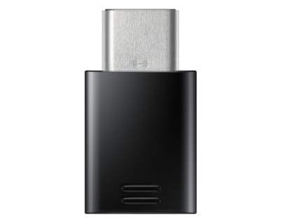 Genuine Samsung USB-C (Also Known as USB Type-C) to Micro USB adapter - Black USB-C to Micro USB