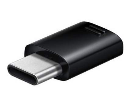 Genuine Samsung USB-C (Also Known as USB Type-C) to Micro USB adapter - Black