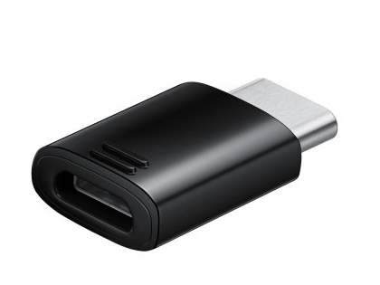 Genuine Samsung USB-C (Also Known as USB Type-C) to Micro USB adapter - Black