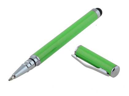Universal Finger-Touch Stylus & Ball-Point Pen - Green