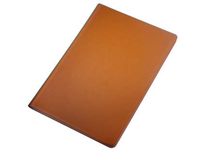 Premium Genuine Leather Slim Portfolio Case with Stand for iPad Pro 10.5 - Brown