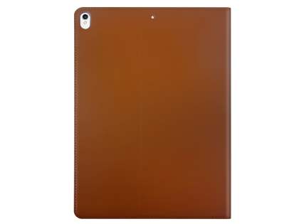 Premium Genuine Leather Slim Portfolio Case with Stand for iPad Pro 10.5 - Brown