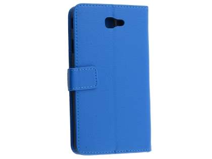 Synthetic Leather Wallet Case with Stand for Samsung Galaxy J7 Prime - Blue Synthetic Leather Wallet Case with Stand for Samsung Galaxy J7 Prime - Blue