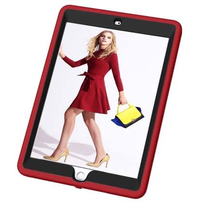 Impact Case for iPad 6th/5th Gen - Red/Black
