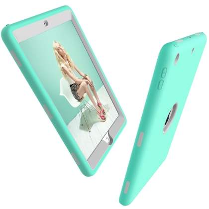 Impact Case for iPad 6th/5th Gen - Mint/Grey