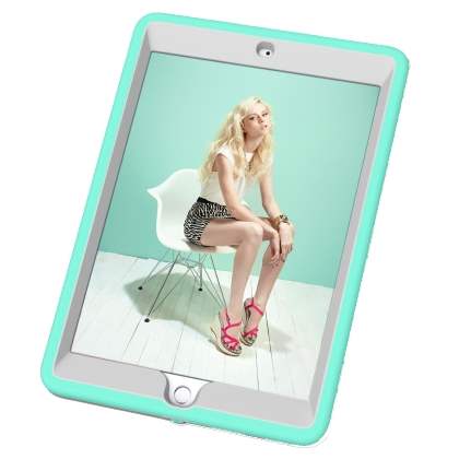 Impact Case for iPad 6th/5th Gen - Mint/Grey