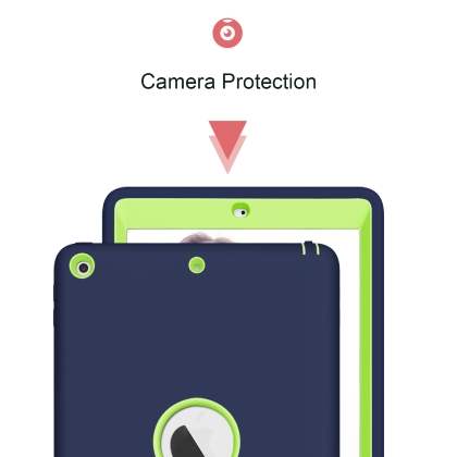 Impact Case for iPad 6th/5th Gen - Navy/Lime