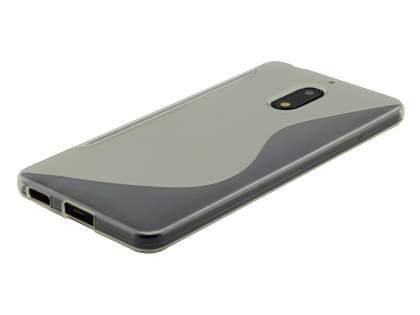 Wave Case for Nokia 6 - Frosted Clear/Clear