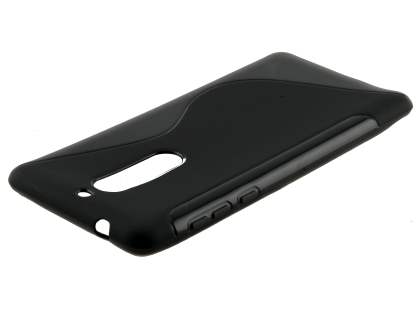 Wave Case for Nokia 5 - Frosted Black/Black Soft Cover