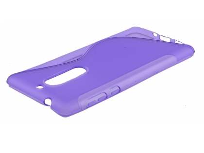 Wave Case for Nokia 5 - Frosted Purple/Purple Soft Cover