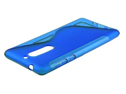 Wave Case for Nokia 5 - Frosted Blue/Blue Soft Cover