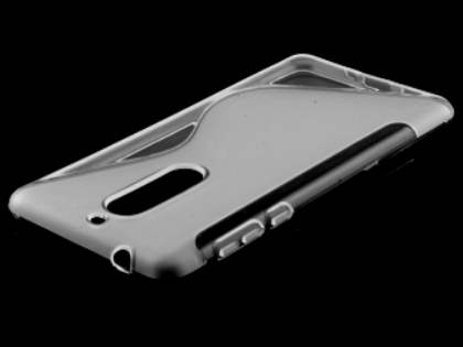 Wave Case for Nokia 5 - Frosted Clear/Clear Soft Cover