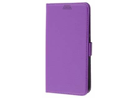 Synthetic Leather Wallet Case with Stand for Huawei P10 Plus - Purple