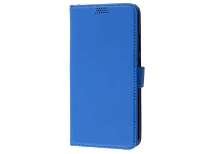 Synthetic Leather Wallet Case with Stand for Huawei P10 Plus - Blue