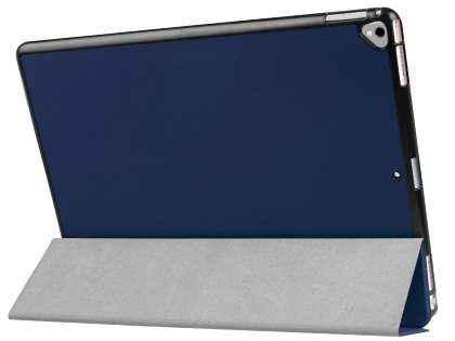 Premium Slim Synthetic Leather Flip Case with Stand for iPad Pro 12.9 - 2017 (2nd Gen) - Navy