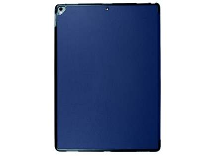 Premium Slim Synthetic Leather Flip Case with Stand for iPad Pro 12.9 - 2017 (2nd Gen) - Navy