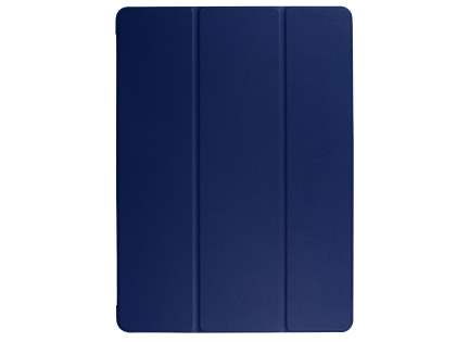 Premium Slim Synthetic Leather Flip Case with Stand for iPad Pro 12.9 - 2017 (2nd Gen) - Navy