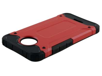 Impact Case for Motorola Moto C - Red/Black Impact Case