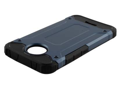 Impact Case for Motorola Moto C - Midnight Blue/Black Impact Case