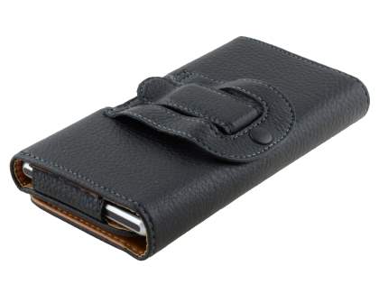 Textured Synthetic Leather Belt Pouch - Mobile Only