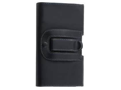 Smooth Synthetic Leather Belt Pouch - Bumper Case Compatible