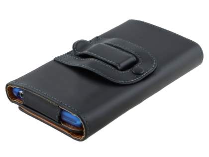 Smooth Synthetic Leather Belt Pouch - Bumper Case Compatible
