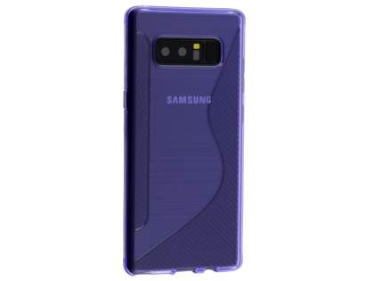 Wave Case for Samsung Galaxy Note8 - Purple Soft Cover