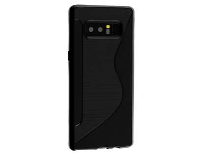 Wave Case for Samsung Galaxy Note8 - Black Soft Cover