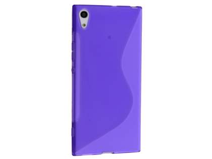 Wave Case for Sony Xperia XA1 Ultra - Frosted Purple/Purple Soft Cover