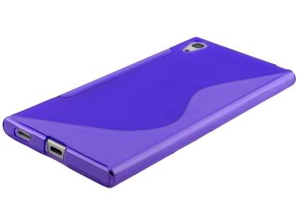 Wave Case for Sony Xperia XA1 Ultra - Frosted Purple/Purple