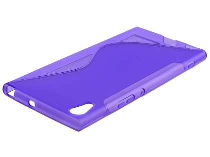 Wave Case for Sony Xperia XA1 Ultra - Frosted Purple/Purple
