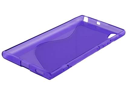 Wave Case for Sony Xperia XA1 Ultra - Frosted Purple/Purple