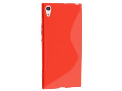 Wave Case for Sony Xperia XA1 Ultra - Frosted Red/Red Soft Cover