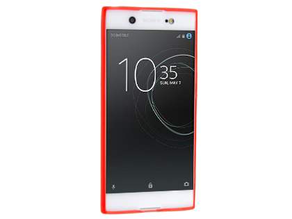 Wave Case for Sony Xperia XA1 Ultra - Frosted Red/Red