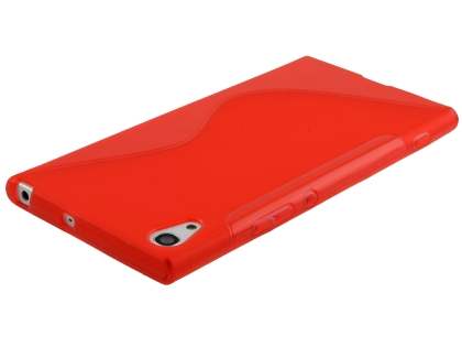 Wave Case for Sony Xperia XA1 Ultra - Frosted Red/Red