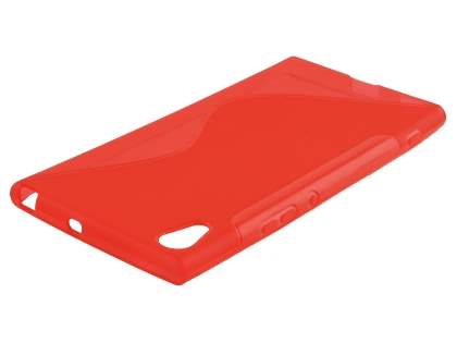 Wave Case for Sony Xperia XA1 Ultra - Frosted Red/Red