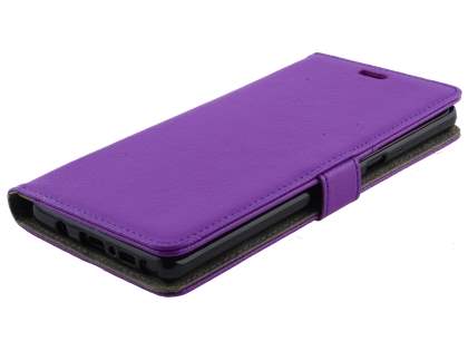 Synthetic Leather Wallet Case with Stand for Samsung Galaxy Note8 - Purple