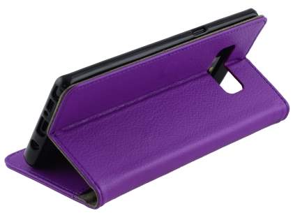 Synthetic Leather Wallet Case with Stand for Samsung Galaxy Note8 - Purple