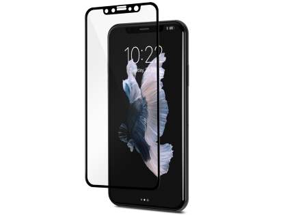 3D Full Coverage Tempered Glass Screen Protector for Apple iPhone Xs/X - Black