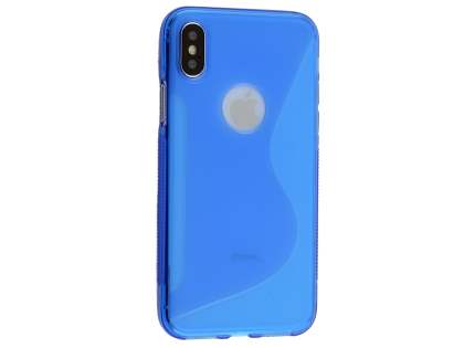 Wave Case for Apple iPhone Xs/X - Blue Soft Cover