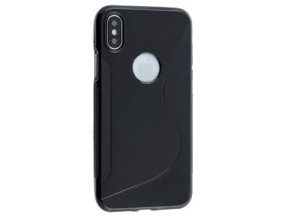 Wave Case for Apple iPhone Xs/X - Black Soft Cover