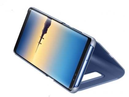 Genuine Samsung Galaxy Note8 Clear View Standing Cover Case - Deep Blue