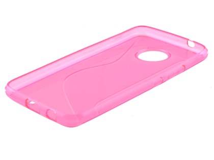 Wave Case for Motorola Moto X4 - Pink