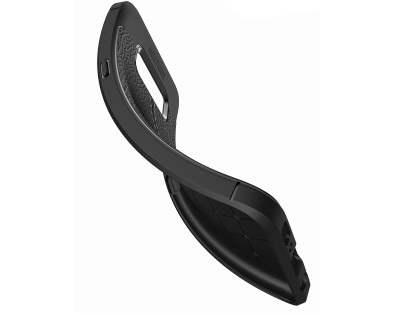 Leather Look Gel Case for Samsung Galaxy S8+ - Black