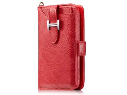 2-in-1 Synthetic Leather Wallet Case for iPhone 8/7 - Red 2-in-1 Synthetic Leather Wallet Case for iPhone 8/7 - Red